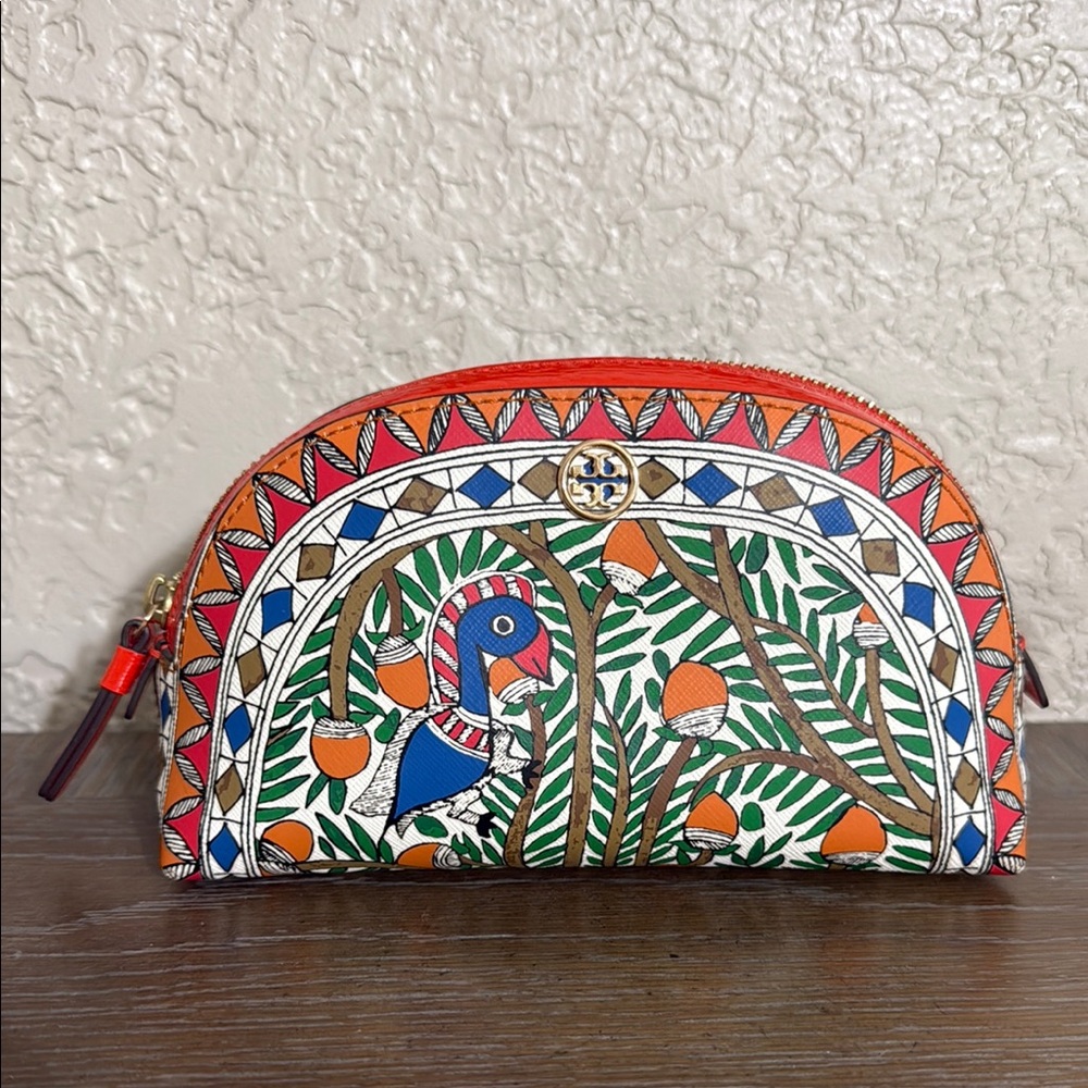 Tory Burch Robinson cosmetic bag EUC